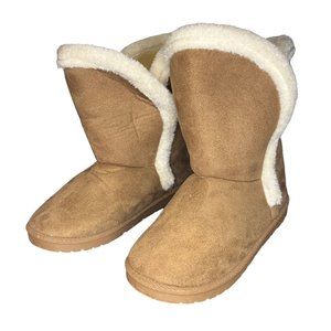 Olivia Miller Nene Faux Fur Lined Boots - Cognac Sz.8